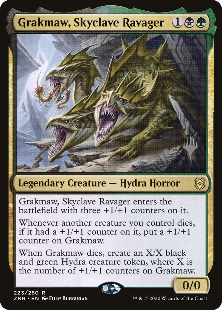 Image of Grakmaw, Skyclave Ravager (PPZNR-223) - Zendikar Rising Promos Foil