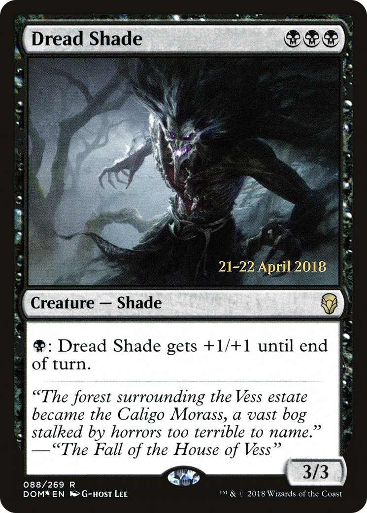 Image of Dread Shade (PRE-088) - Dominaria Promos Foil