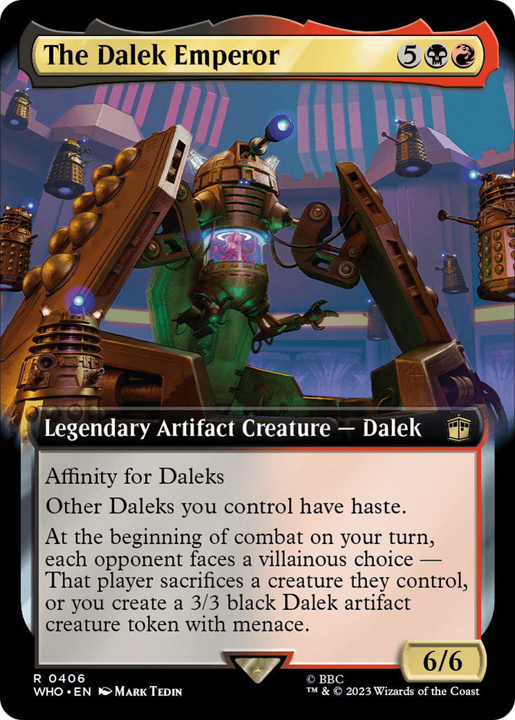 Image of The Dalek Emperor (Extended Art) (WHO-406) - Doctor Who: (Extended Art)