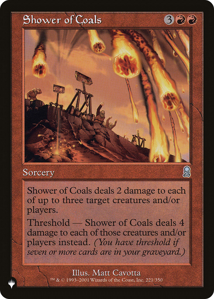Image of Shower of Coals (LIST-ODY-221) - The List