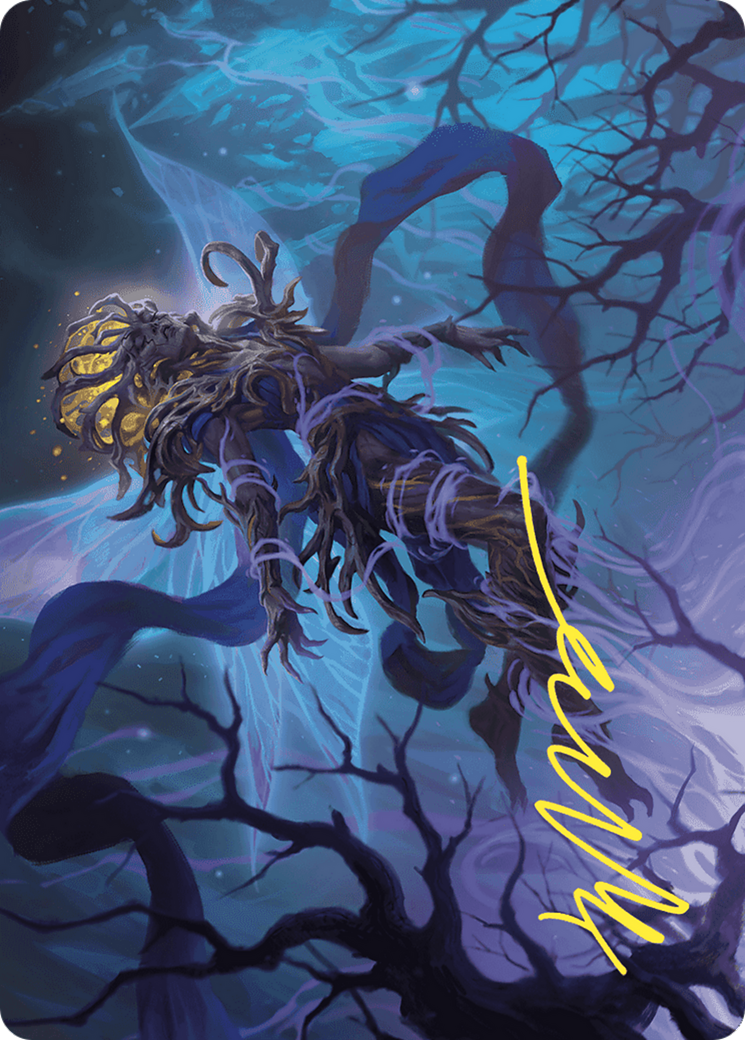 Image of Sleep-Cursed Faerie // Sleep-Cursed Faerie (AWOE-008) - Wilds of Eldraine Art Series (Borderless) Foil