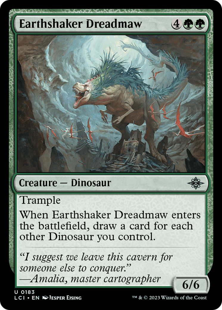 Image of Earthshaker Dreadmaw (LCI-183) - The Lost Caverns of Ixalan Foil