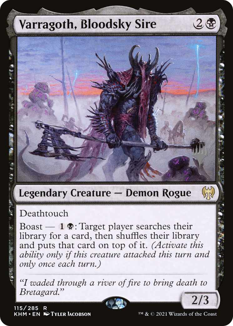 Image of Varragoth, Bloodsky Sire (PPKHM-115) - Kaldheim Promos