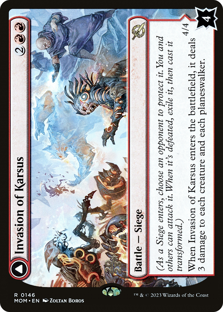 Image of Invasion of Karsus (PRE-146) - March of the Machine Promos Foil