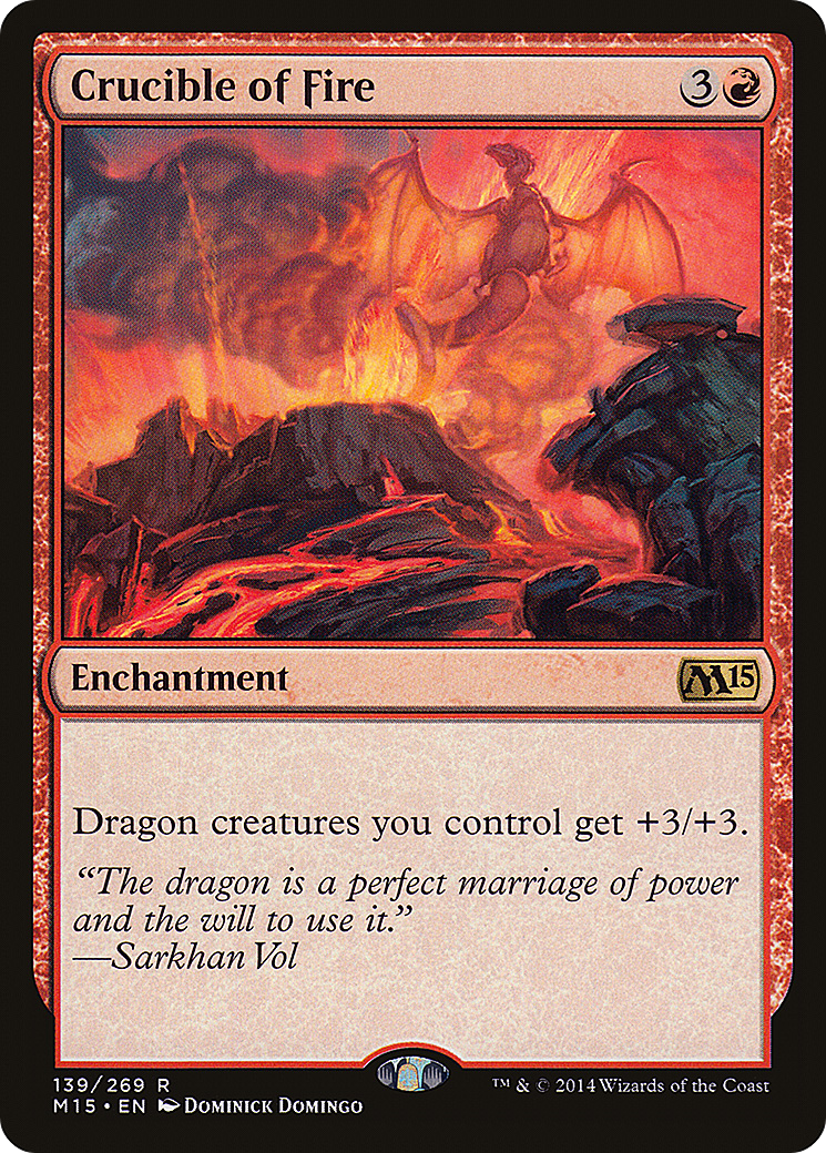 Image of Crucible of Fire (M15-139) - Magic 2015 Foil