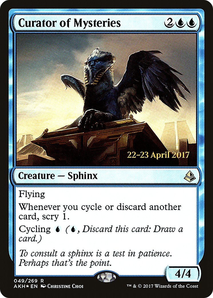 Image of Curator of Mysteries (PRE-049) - Amonkhet Promos Foil