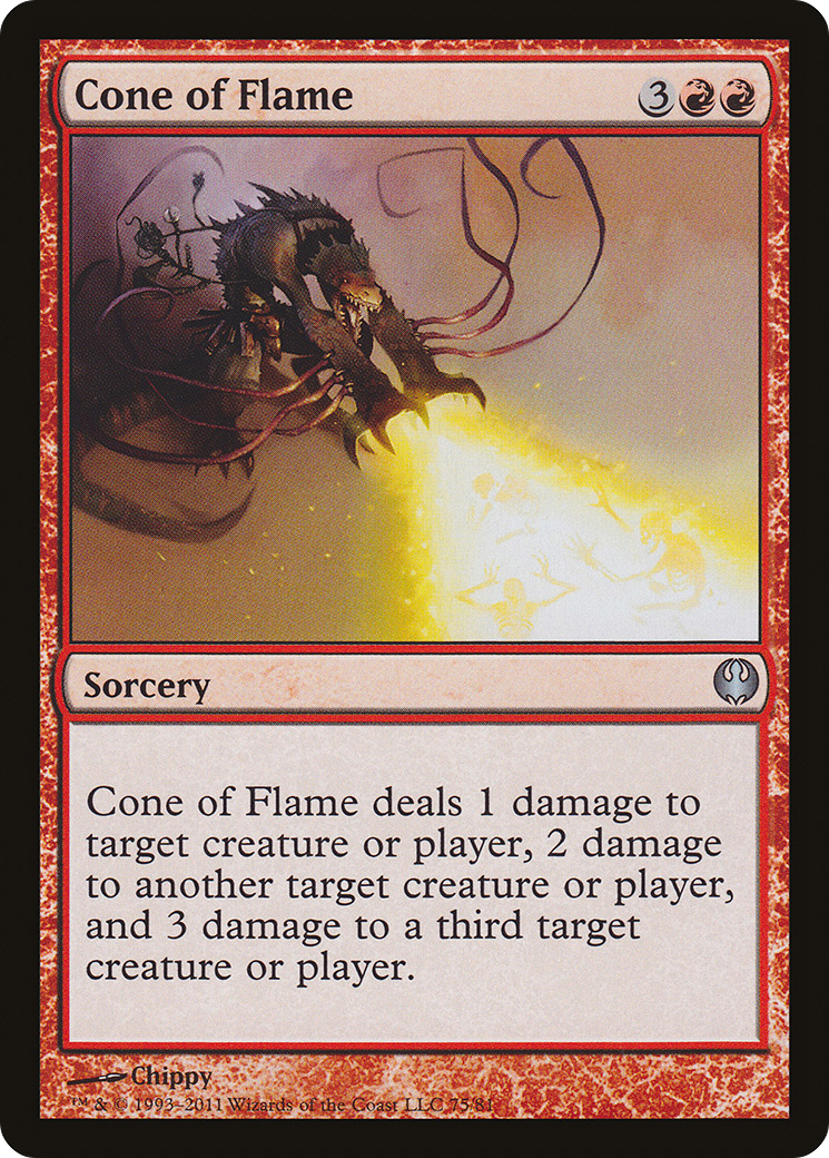 Image of Cone of Flame (DDG-075) - Duel Decks: Knights vs. Dragons
