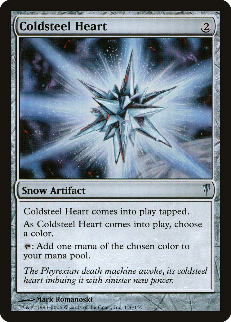 Image of Coldsteel Heart (CSP-136) - Coldsnap Foil