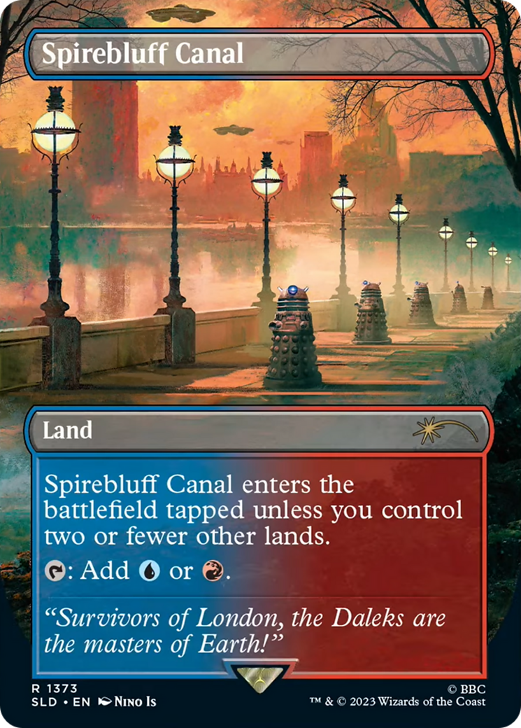 Image of Spirebluff Canal (SLD-1373) - Secret Lair Drop (Borderless)