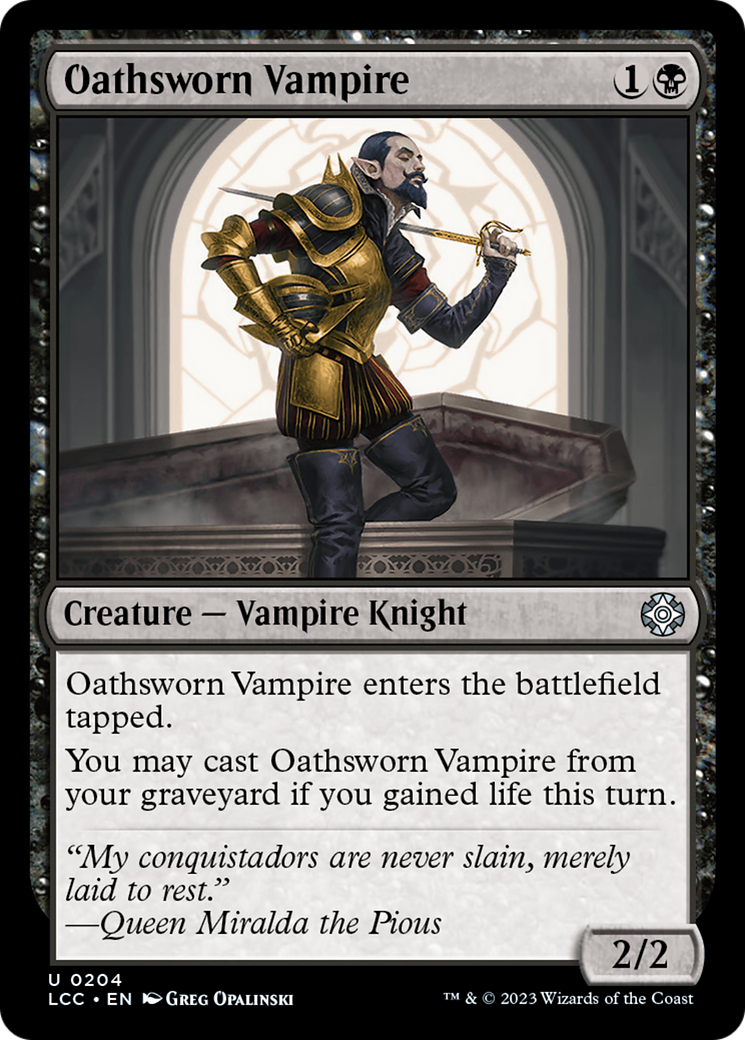 Image of Oathsworn Vampire (LCC-204) - The Lost Caverns of Ixalan Commander
