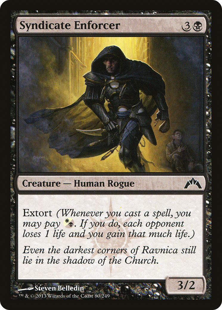 Image of Syndicate Enforcer (GTC-080) - Gatecrash Foil