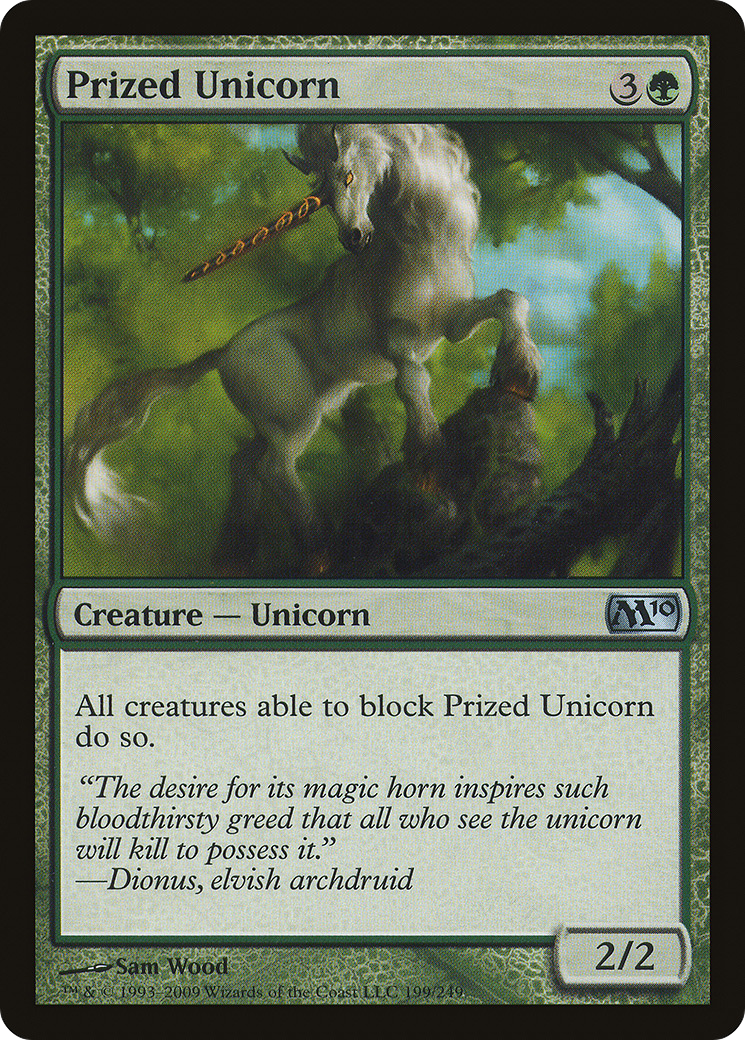 Image of Prized Unicorn (M10-199) - Magic 2010