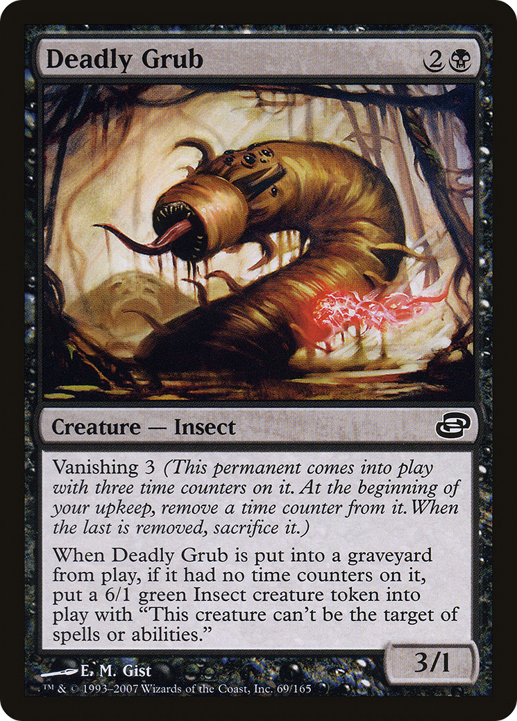 Image of Deadly Grub (PLC-069) - Planar Chaos Foil