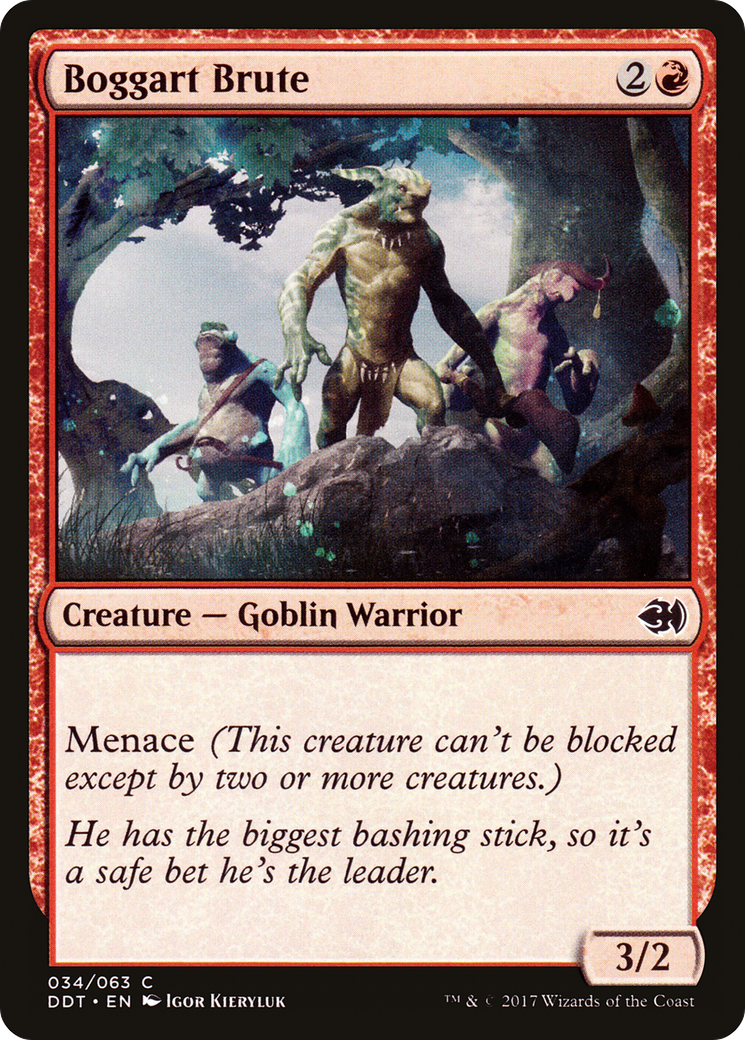 Image of Boggart Brute (DDT-034) - Duel Decks: Merfolk vs. Goblins