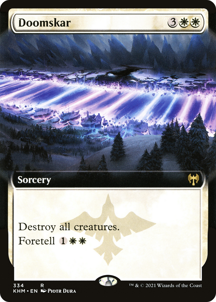 Image of Doomskar (Extended Art) (KHM-334) - Kaldheim: (Extended Art) Foil