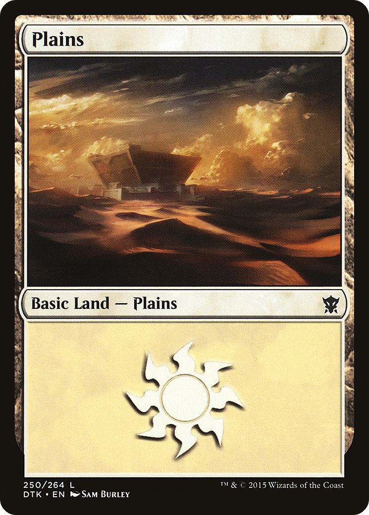 Image of Plains (250) (DTK-250) - Dragons of Tarkir