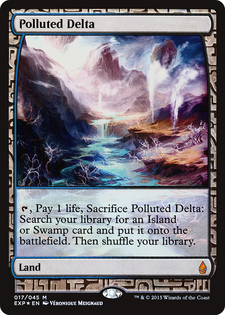 Image of Polluted Delta (EXP-017) - Zendikar Expeditions Foil