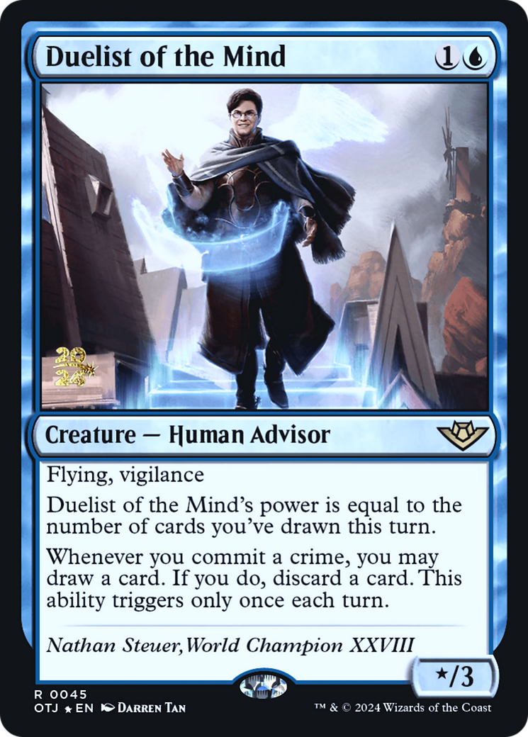 Image of Duelist of the Mind (PRE-045) - Outlaws of Thunder Junction Promos Foil
