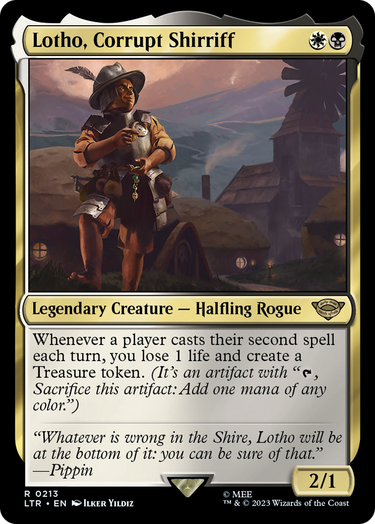 Image of Lotho, Corrupt Shirriff (LTR-213) - The Lord of the Rings: Tales of Middle-earth Foil