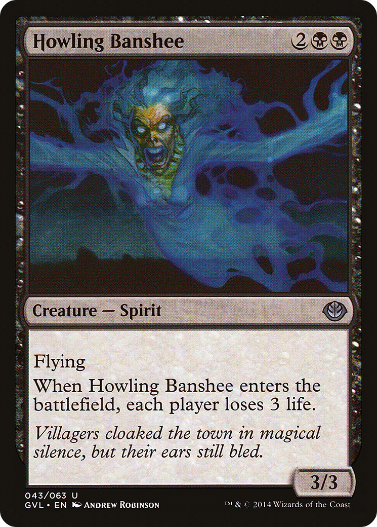 Image of Howling Banshee (DD3-043) - Duel Decks Anthology: Garruk vs. Liliana