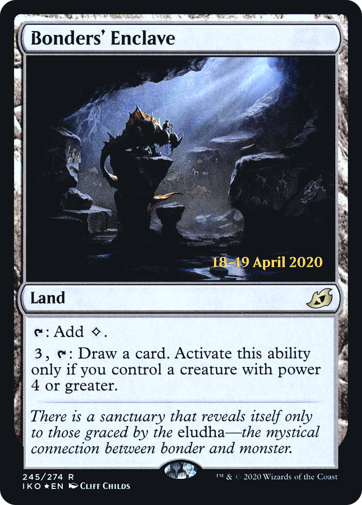 Image of Bonders' Enclave (PRE-245) - Ikoria: Lair of Behemoths Promos Foil
