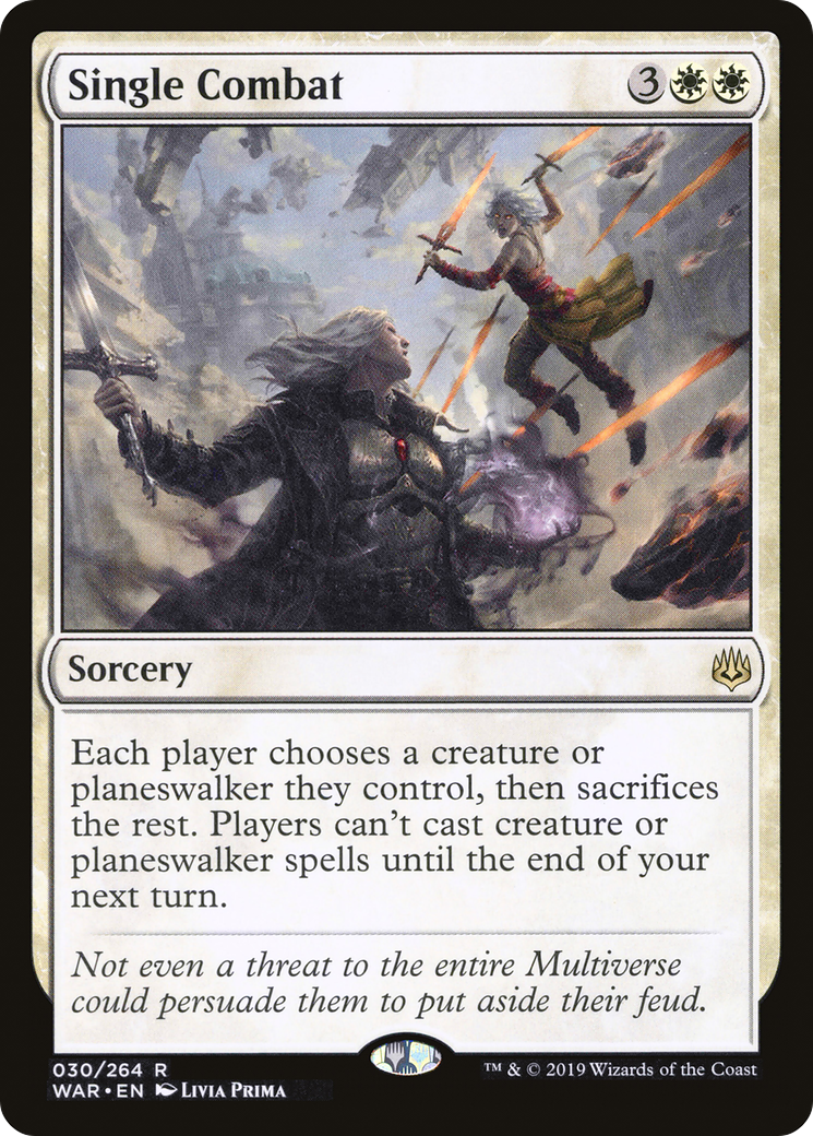 Image of Single Combat (WAR-030) - War of the Spark
