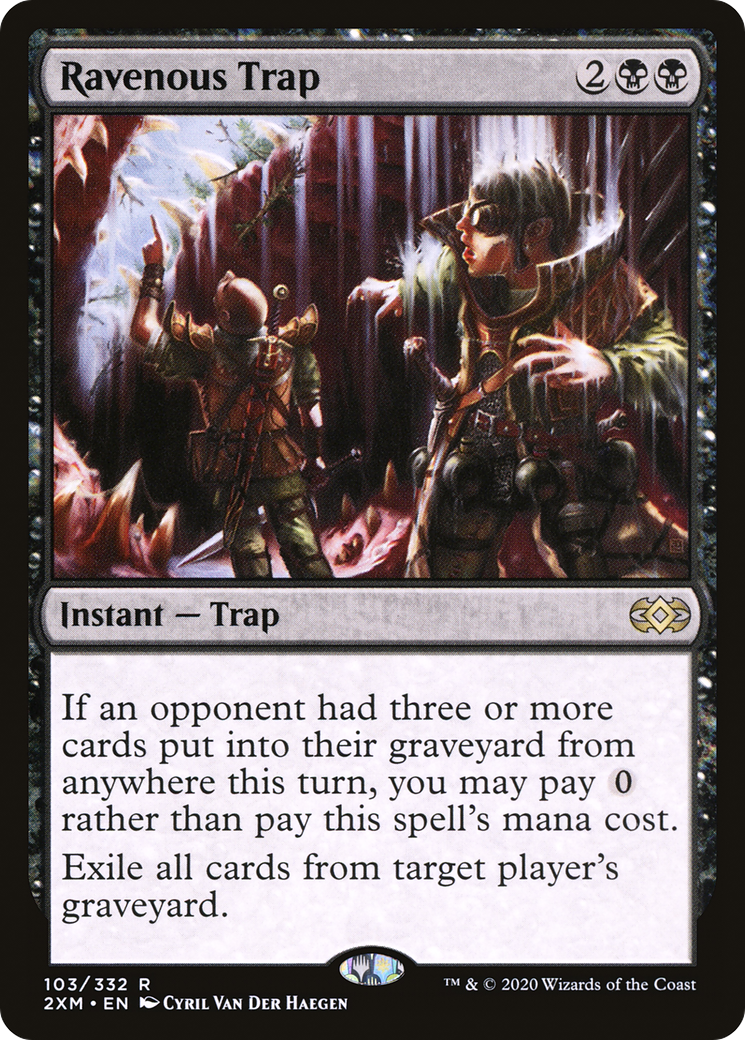 Image of Ravenous Trap (2XM-103) - Double Masters Foil