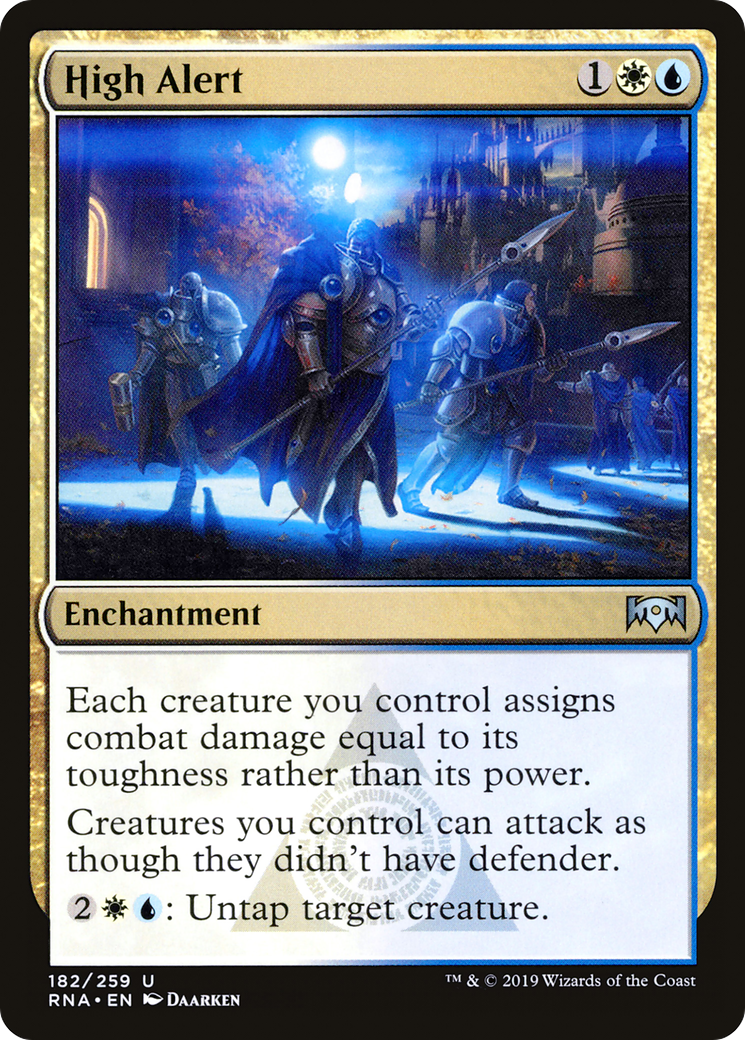 Image of High Alert (RNA-182) - Ravnica Allegiance Foil