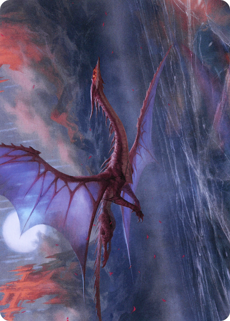 Image of Manaform Hellkite // Manaform Hellkite (AVOW-046) - Crimson Vow Art Series (Borderless) Foil