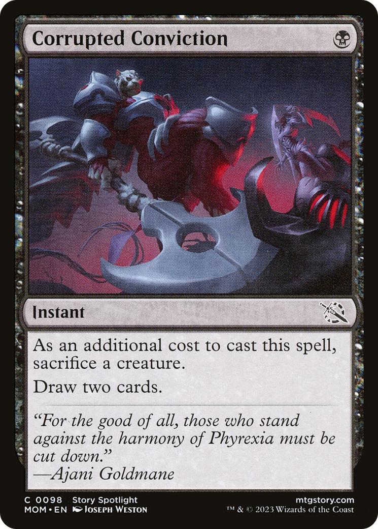 Image of Corrupted Conviction (MOM-098) - March of the Machine Foil