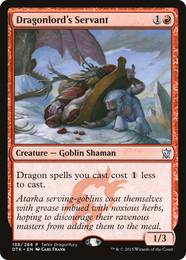 Image of Dragonlord's Servant (TDP-138) - Tarkir Dragonfury