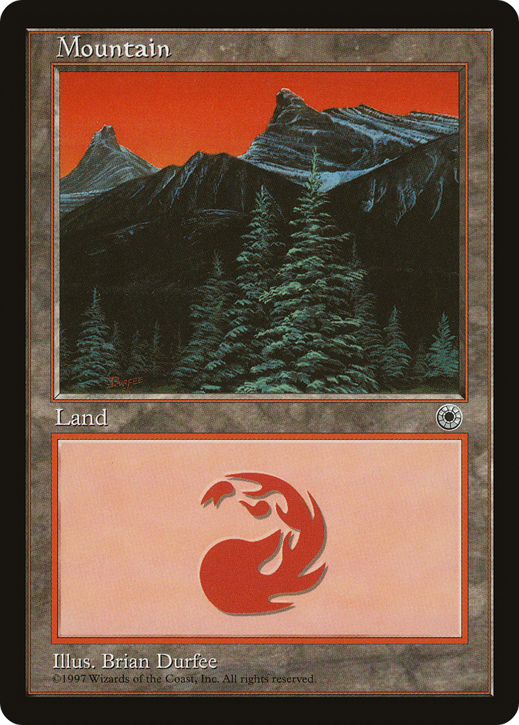 Image of Mountain (Trees Center) (POR-) - Portal