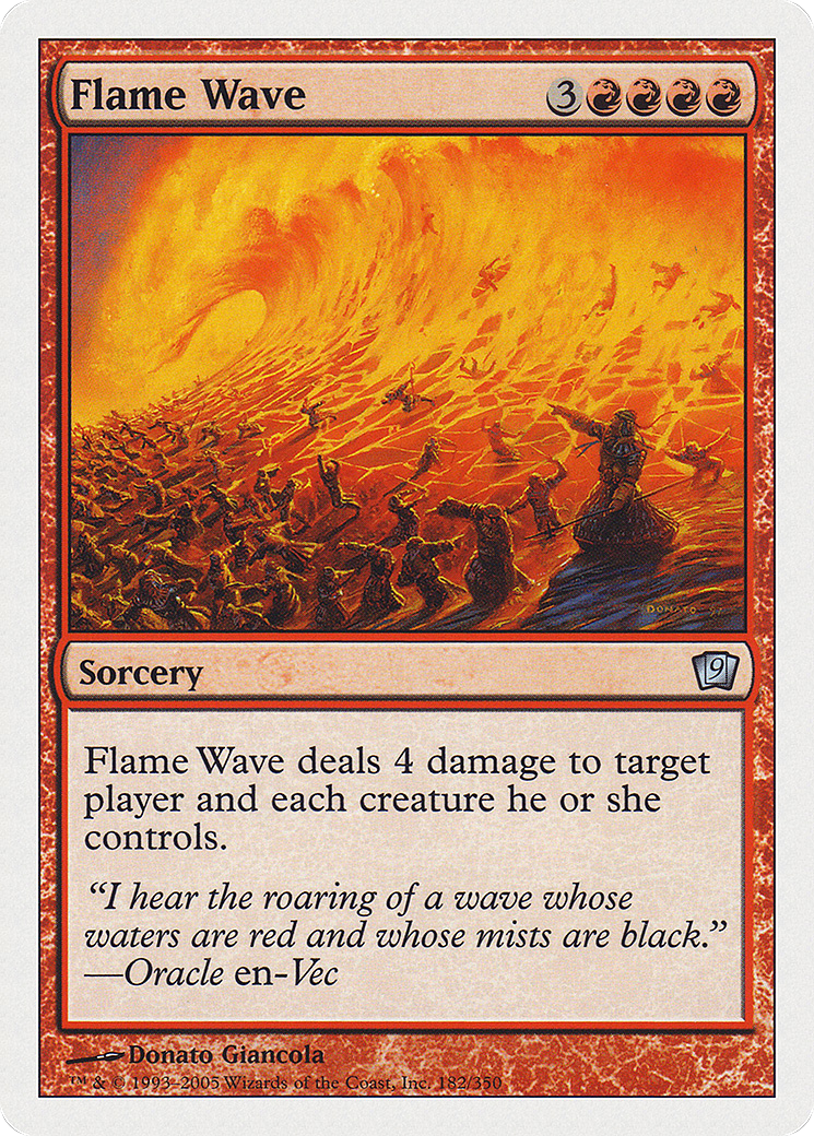 Image of Flame Wave (9ED-182) - 9th Edition
