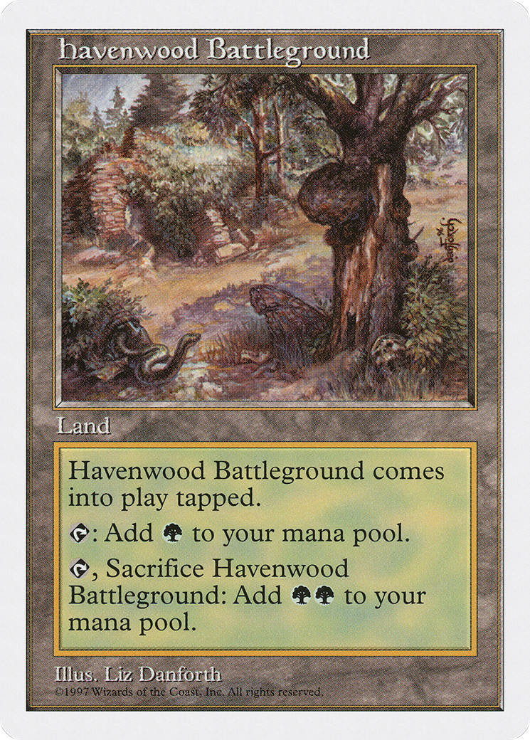 Image of Havenwood Battleground (5ED-) - Fifth Edition