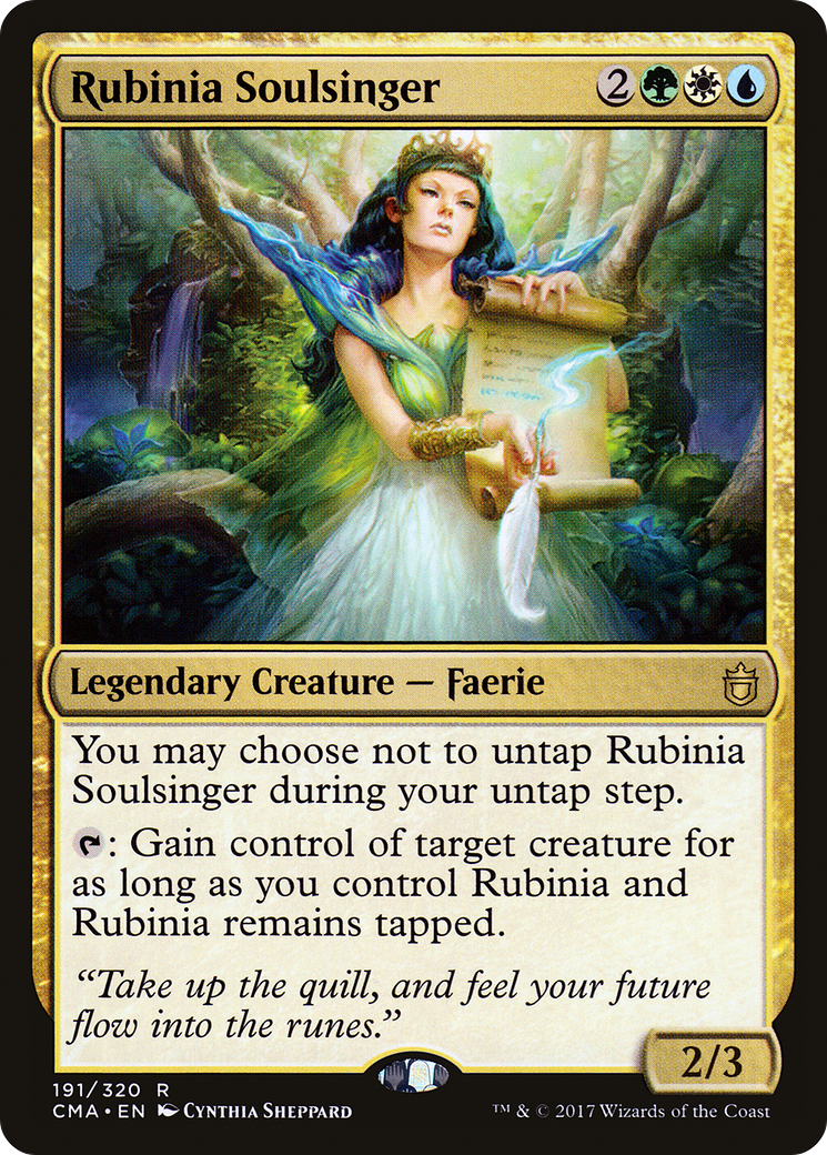 Image of Rubinia Soulsinger (CMA-191) - Commander Anthology
