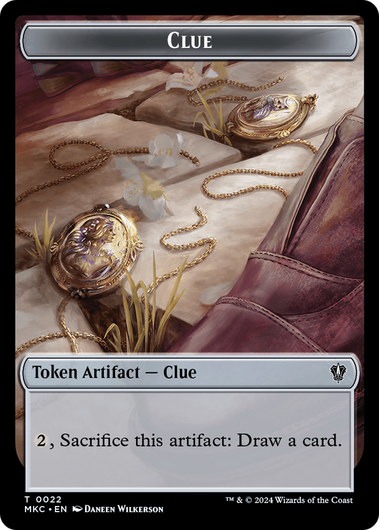 Image of Clue (TMKC-022) - Murders at Karlov Manor Commander Tokens