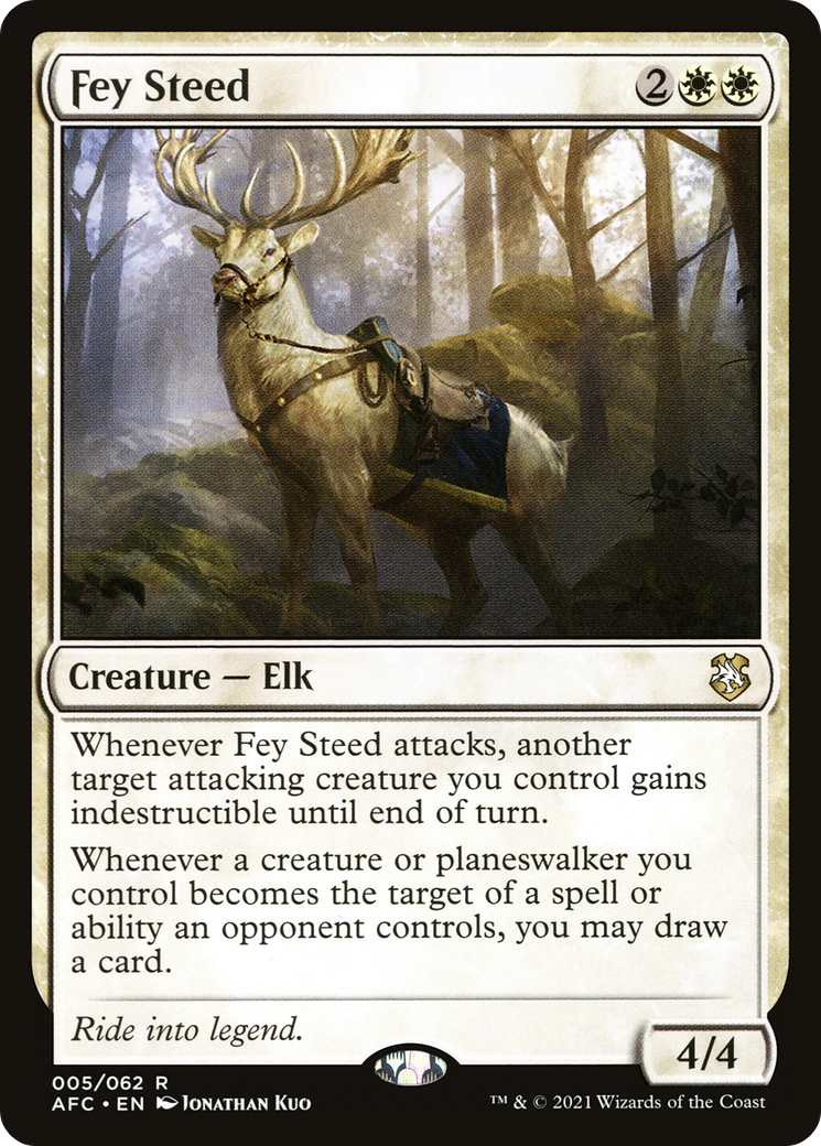 Image of Fey Steed (AFC-005) - Forgotten Realms Commander