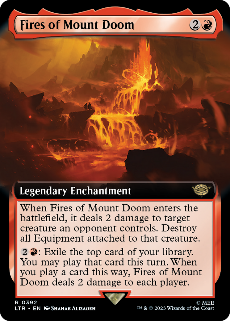 Image of Fires of Mount Doom (Extended Art) (LTR-392) - The Lord of the Rings: Tales of Middle-earth: (Extended Art)
