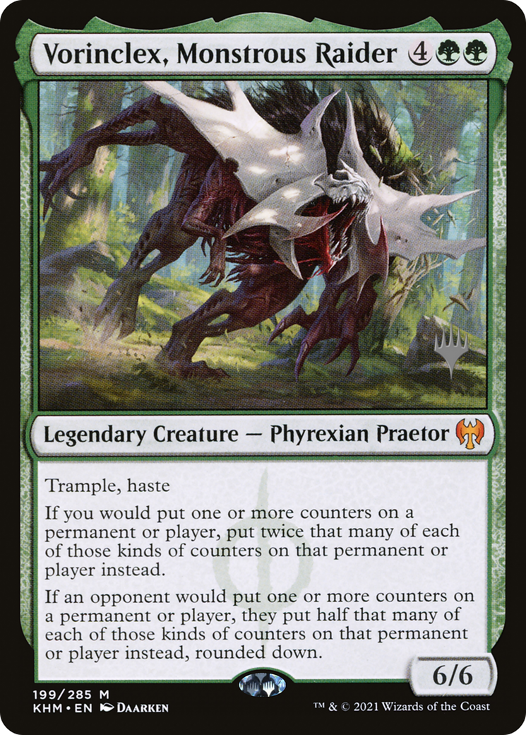 Image of Vorinclex, Monstrous Raider (PPKHM-199) - Kaldheim Promos Foil