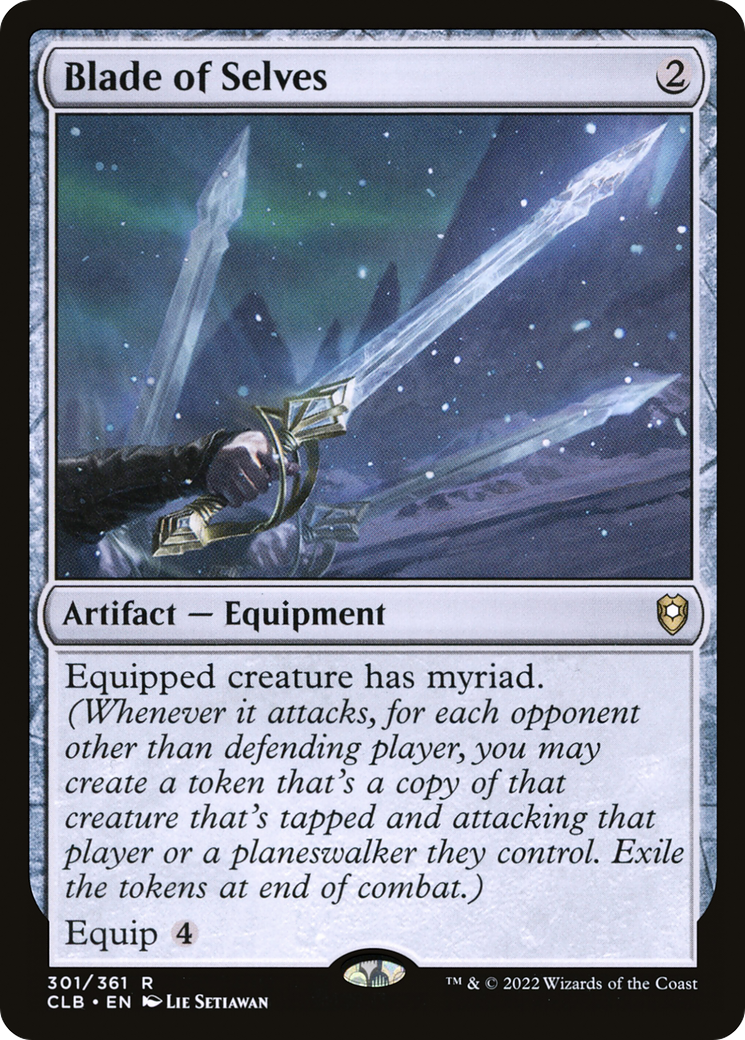 Image of Blade of Selves (CLB-301) - Commander Legends: Battle for Baldur's Gate Foil