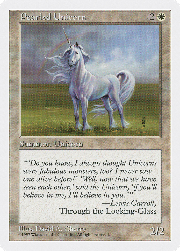 Image of Pearled Unicorn (5ED-) - Fifth Edition