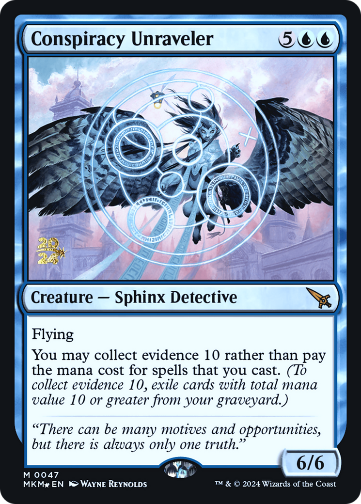 Image of Conspiracy Unraveler (PRE-047) - Murders at Karlov Manor Promos Foil