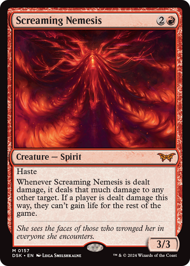 Image of Screaming Nemesis (DSK-157) - Duskmourn: House of Horror Foil