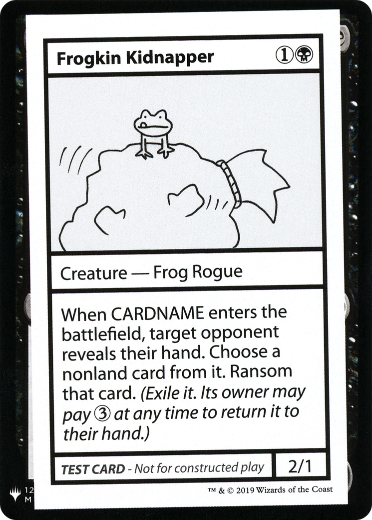 Image of Frogkin Kidnapper (CMB1-) - Mystery Booster Playtest Cards 2019
