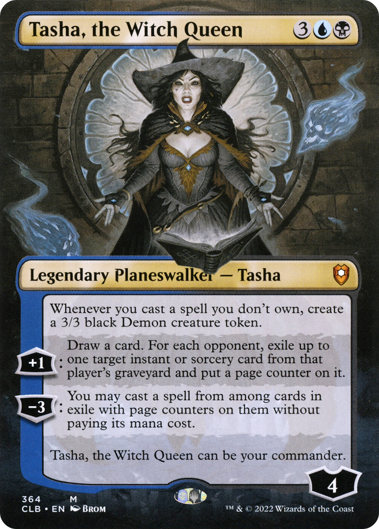 Image of Tasha, the Witch Queen (Borderless) (CLB-364) - Commander Legends: Battle for Baldur's Gate (Borderless)