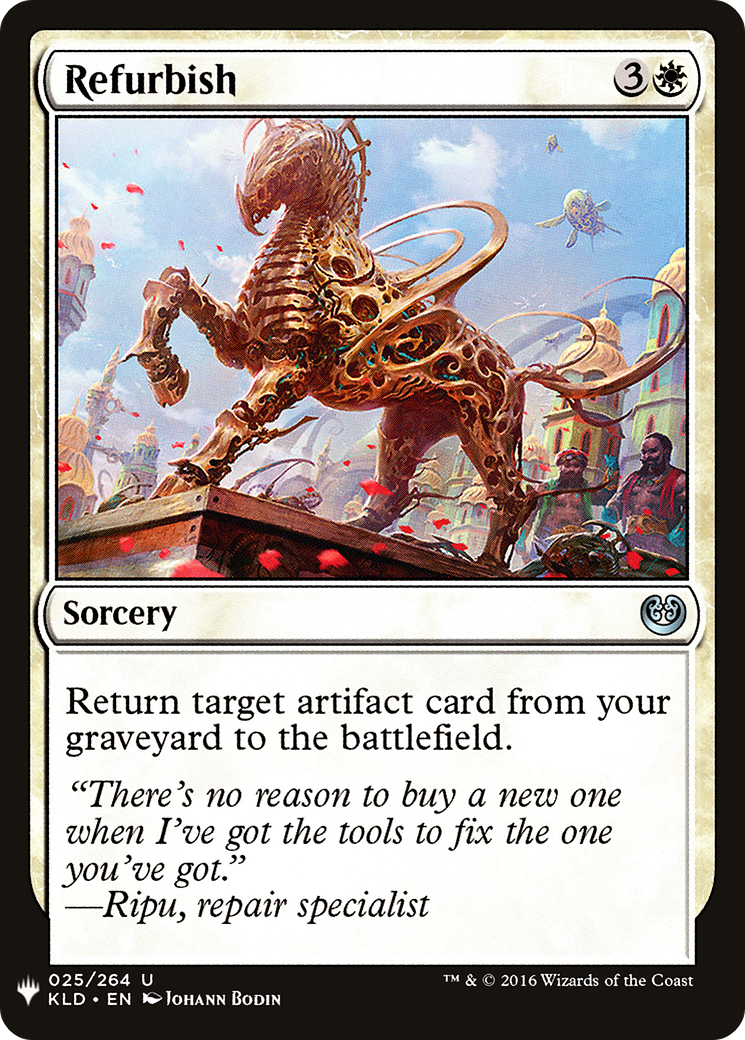 Image of Refurbish (LIST-KLD-25) - The List