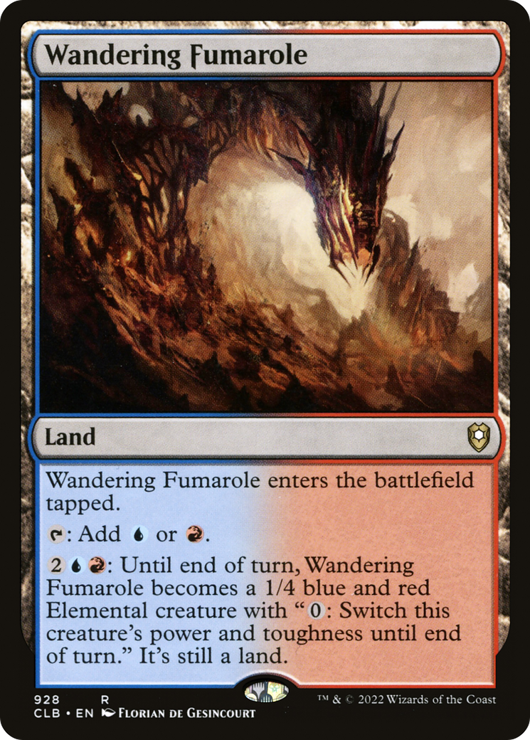 Image of Wandering Fumarole (CLB-928) - Commander Legends: Battle for Baldur's Gate