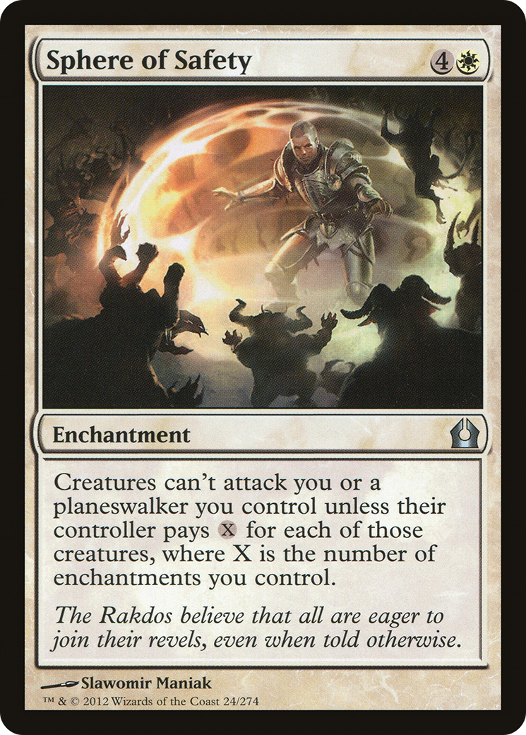 Image of Sphere of Safety (RTR-024) - Return to Ravnica Foil