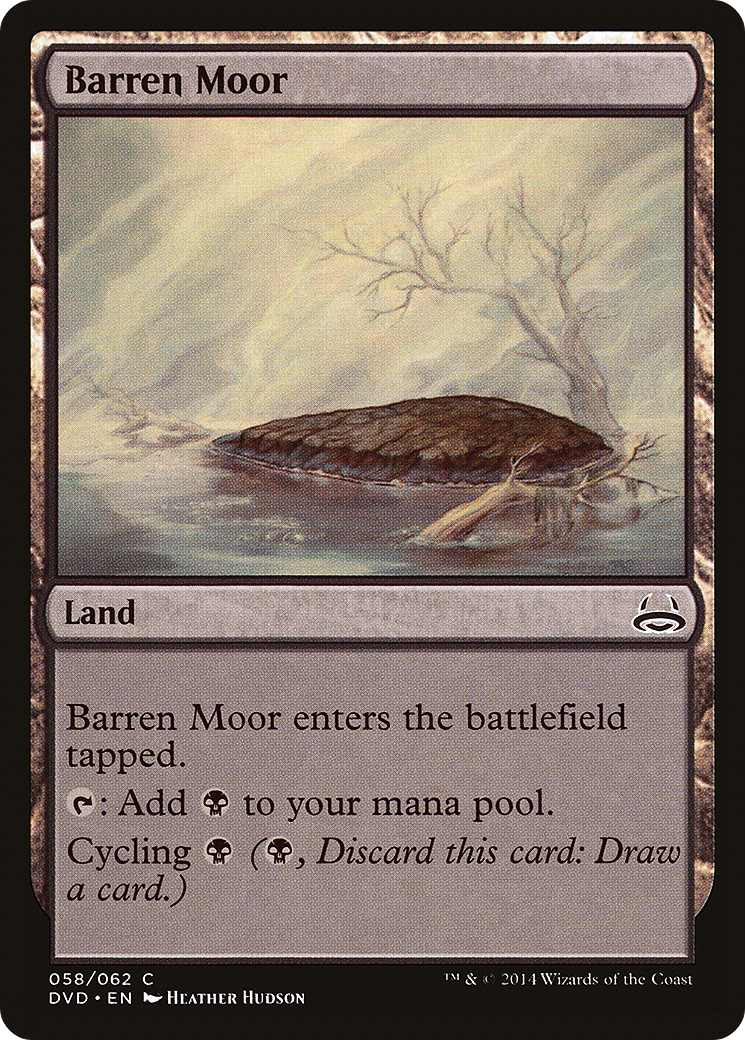 Image of Barren Moor (DD3-058) - Duel Decks Anthology: Divine vs. Demonic