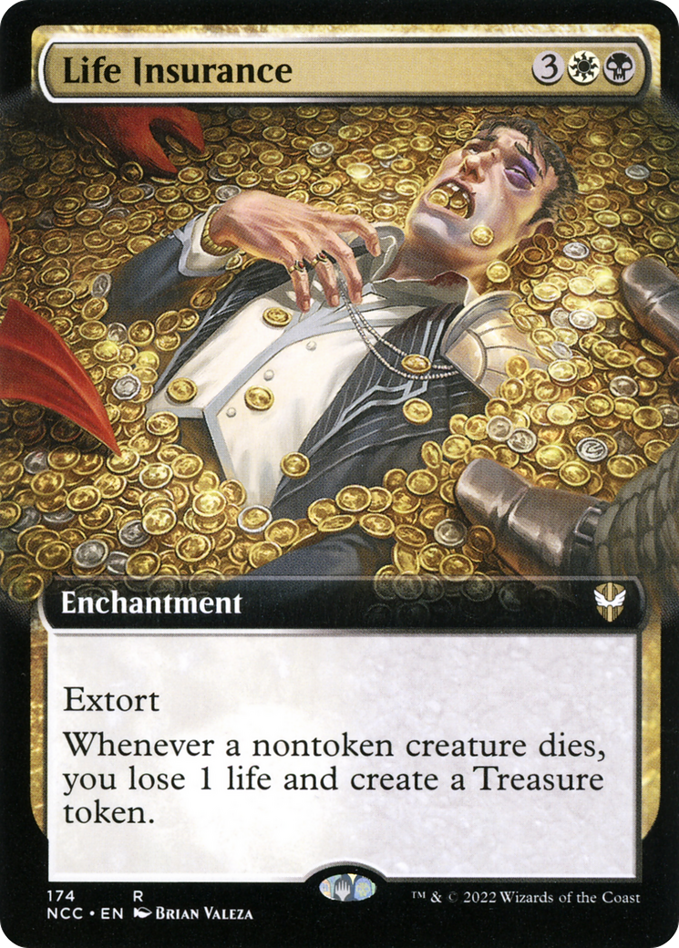Image of Life Insurance (Extended Art) (NCC-174) - New Capenna Commander: (Extended Art)